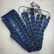 panorama lace up jeans