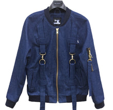 Denim utility jacket