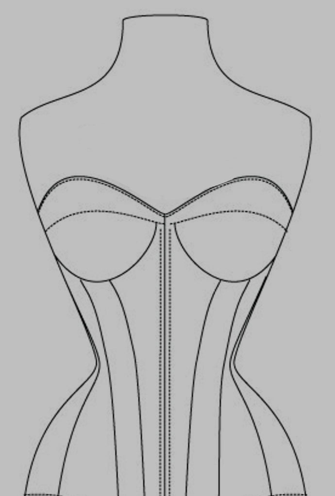 Custom request SHADES CORSET